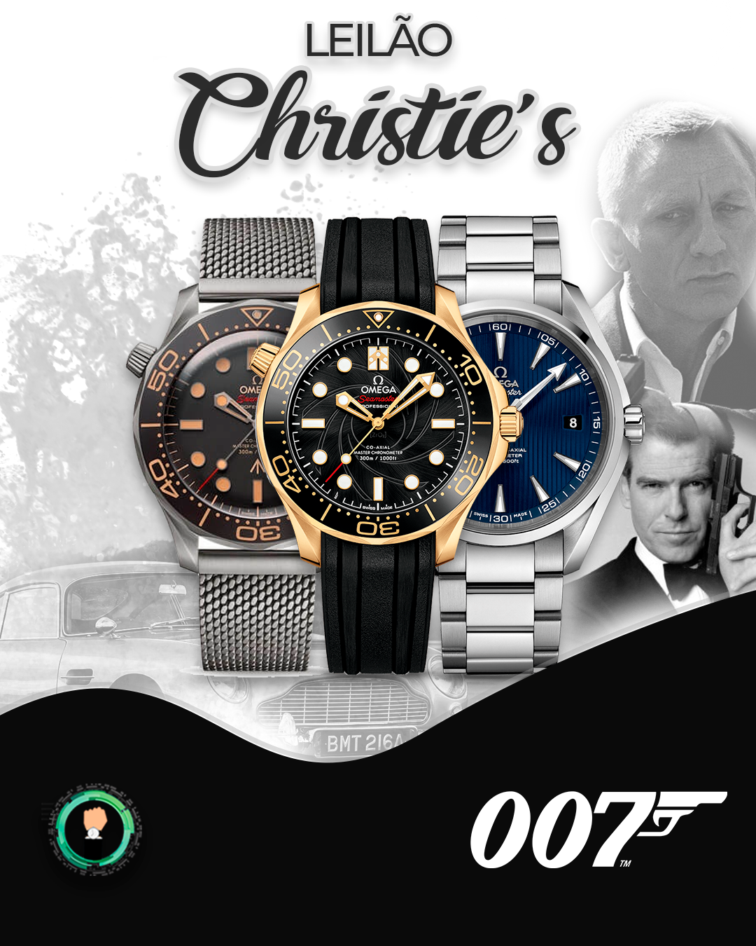 Leilão de peças usadas pelo 007